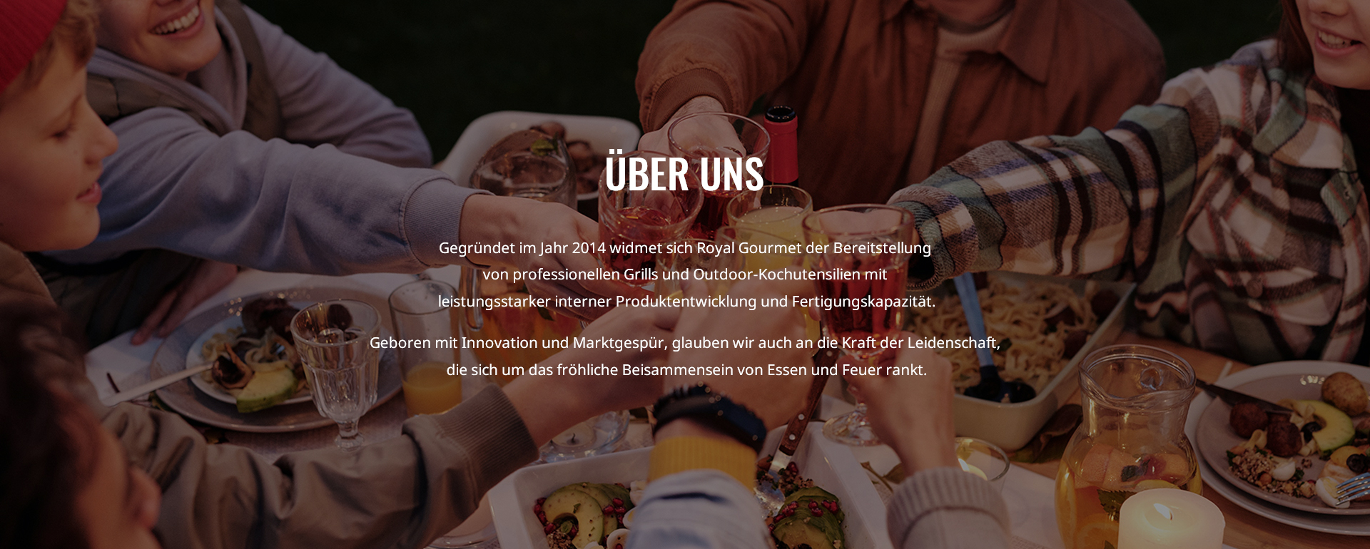 Über uns banner